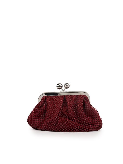 Borsa Pasticcino Edita in rete e strass Rosso WEEKEND MAX MARA | 2425516134600069